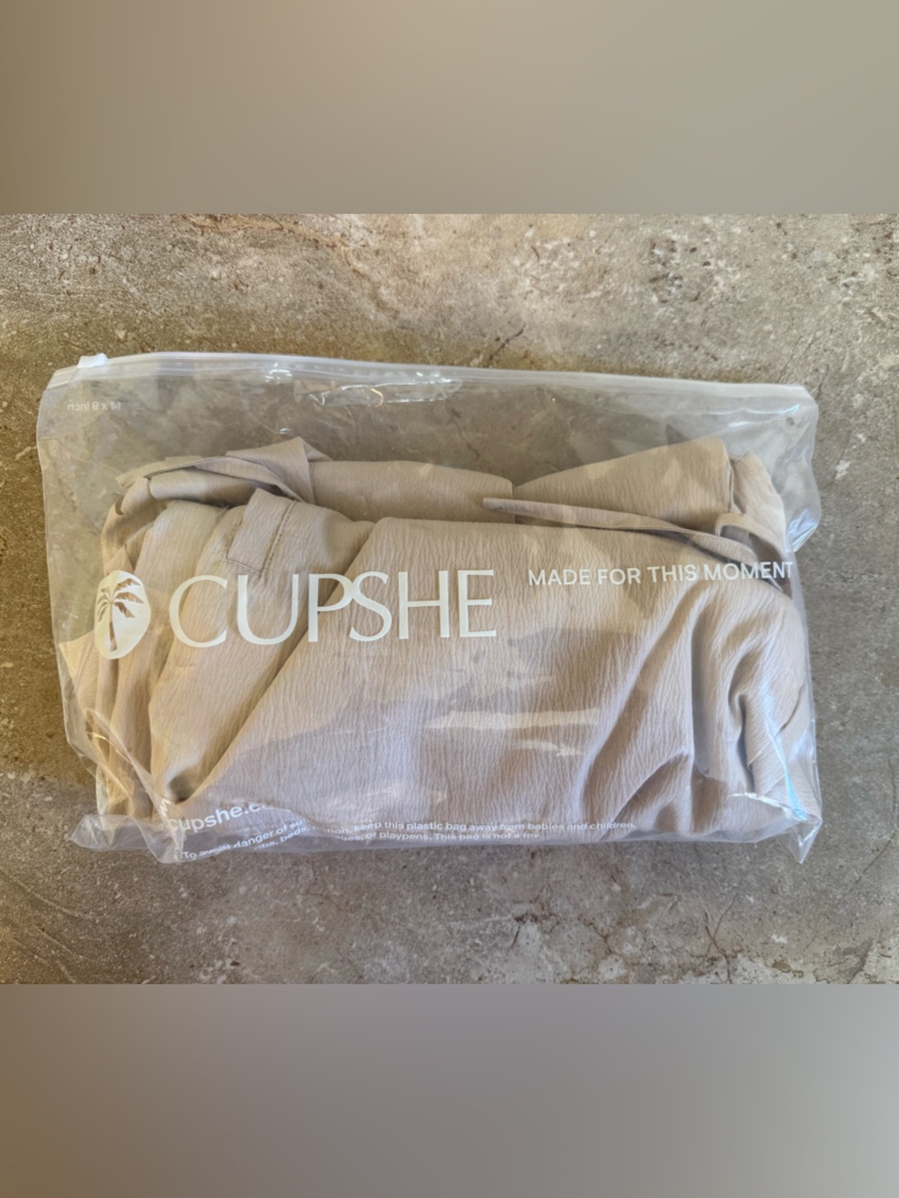 CUPSHE Enlightening Beige Pants Women’s Flowy Floral Drawstring - XL - NWT - Picture 14 of 15